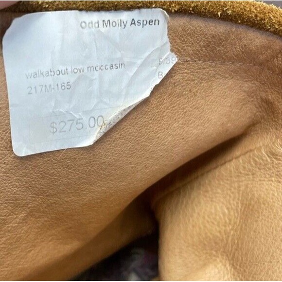 Anthropologie Odd Molly 165 Walkabout Low Moccasin Booties Suede Fringe EU39 EUC - Picture 10 of 10